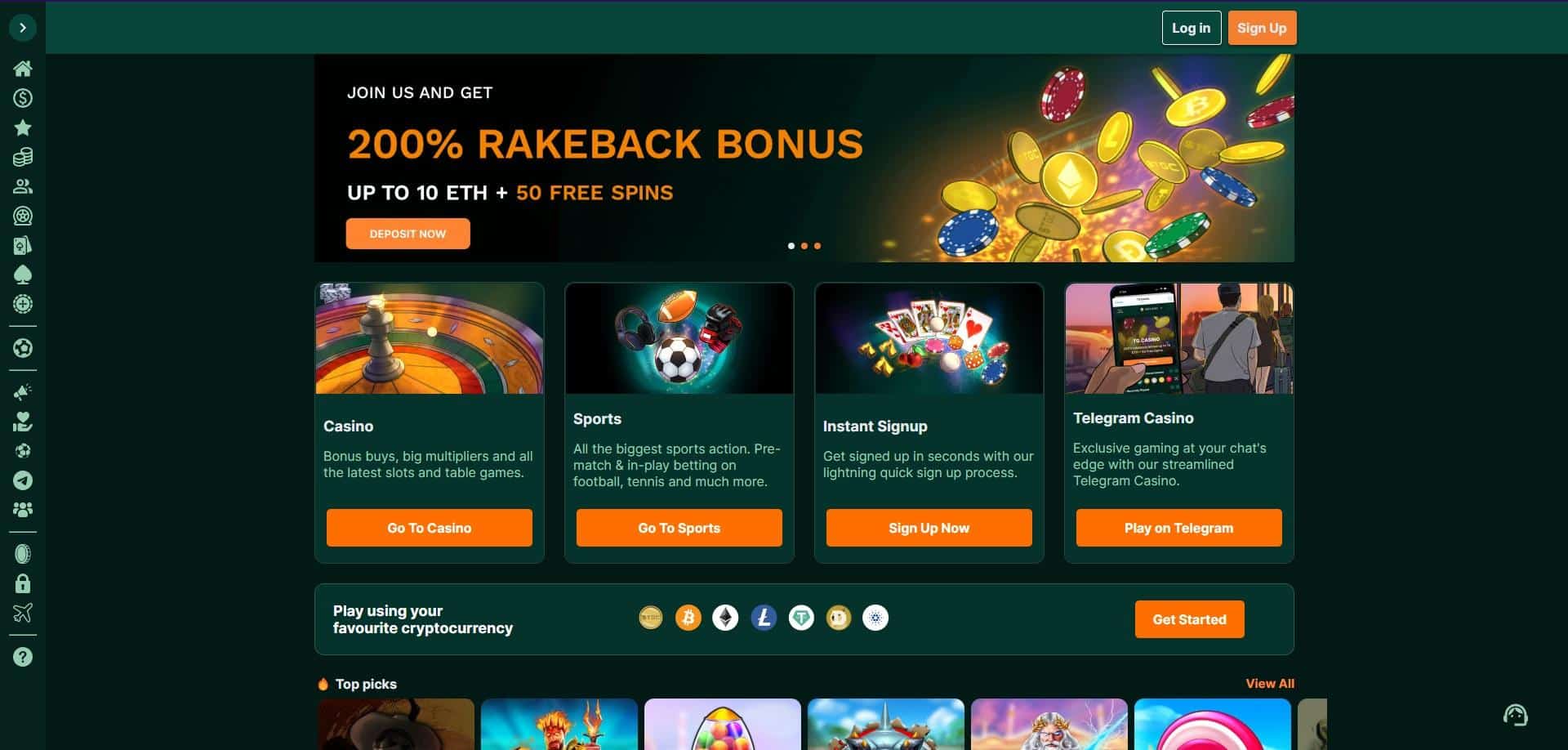 TG Casino: Outstanding Telegram Access with 10 Ethereum First Deposit Bonus